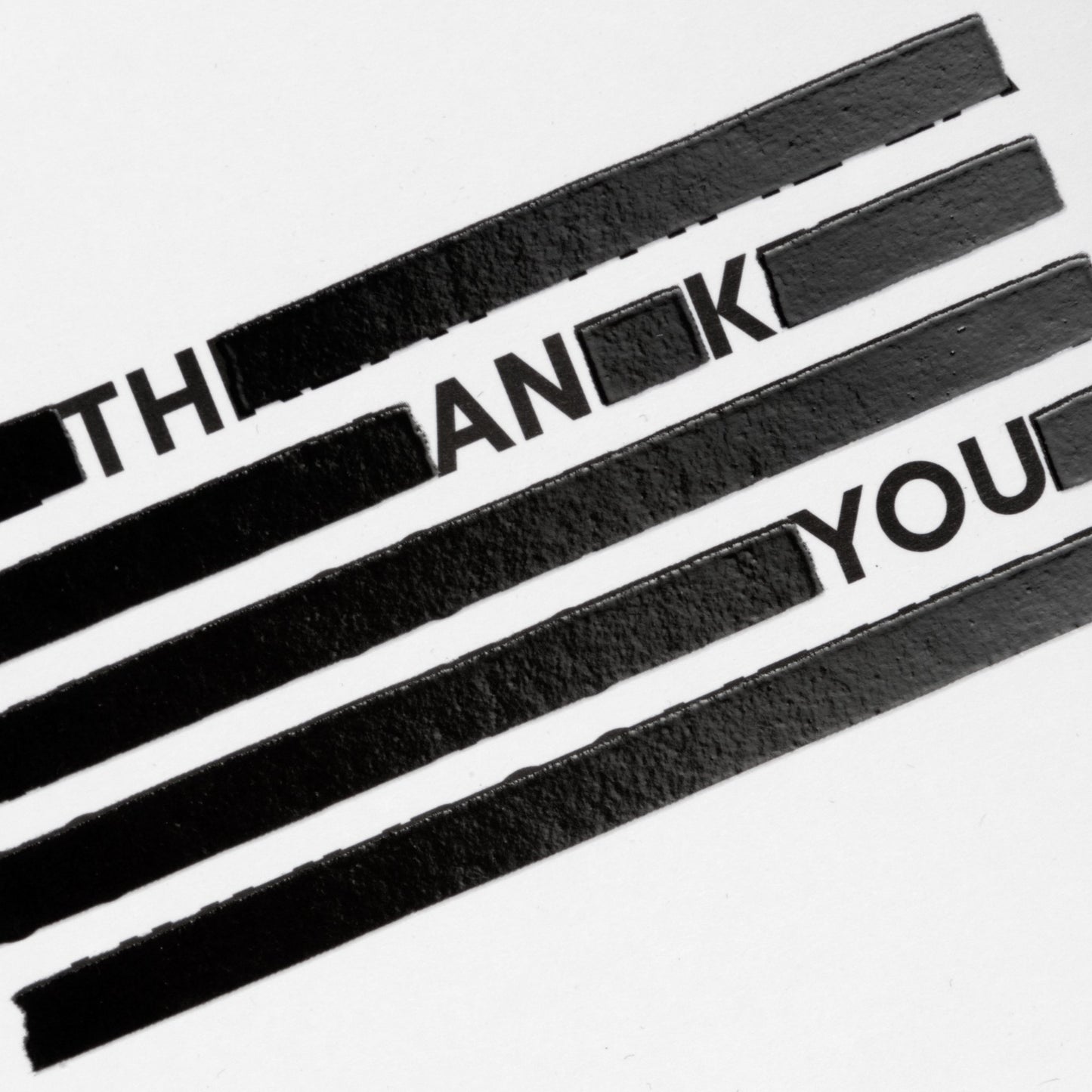 SPYSCAPE Thank You Redacted Greeting Card -