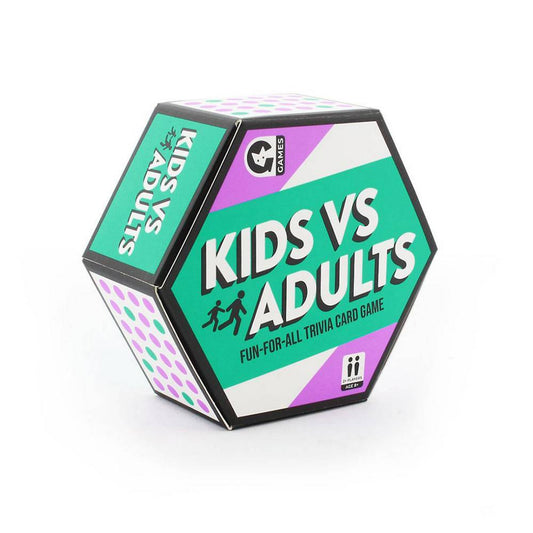 Kids vs Adults Trivia Card Game