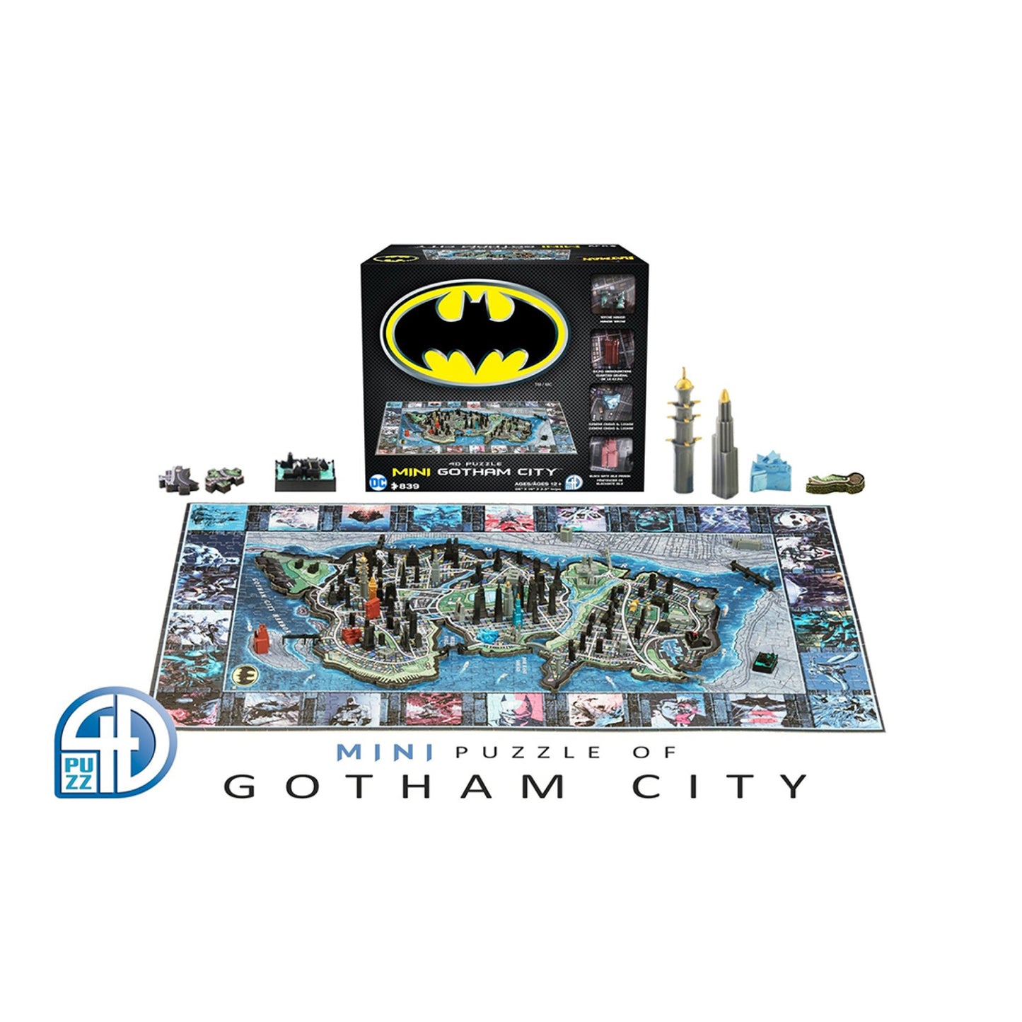 Mini Gotham City 4D Puzzle