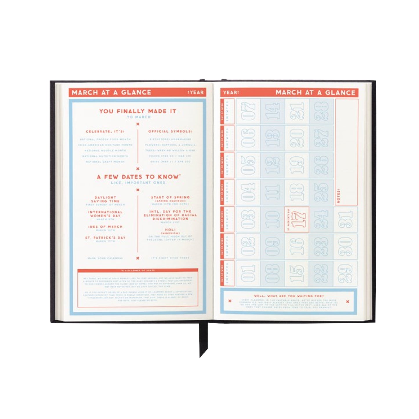 Hidden Agenda Undated Mini Planner