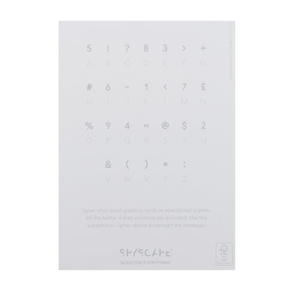 SPYSCAPE Happy Birthday Cipher Greeting Card - 