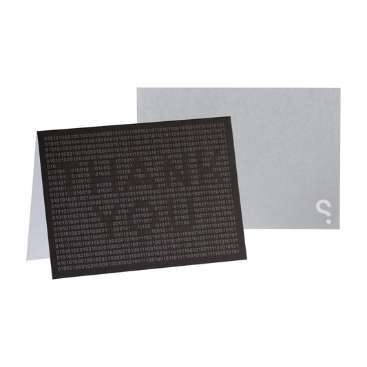 SPYSCAPE Thank You Binary Greeting card -