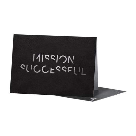 SPYSCAPE Mission Successful Greeting Card -