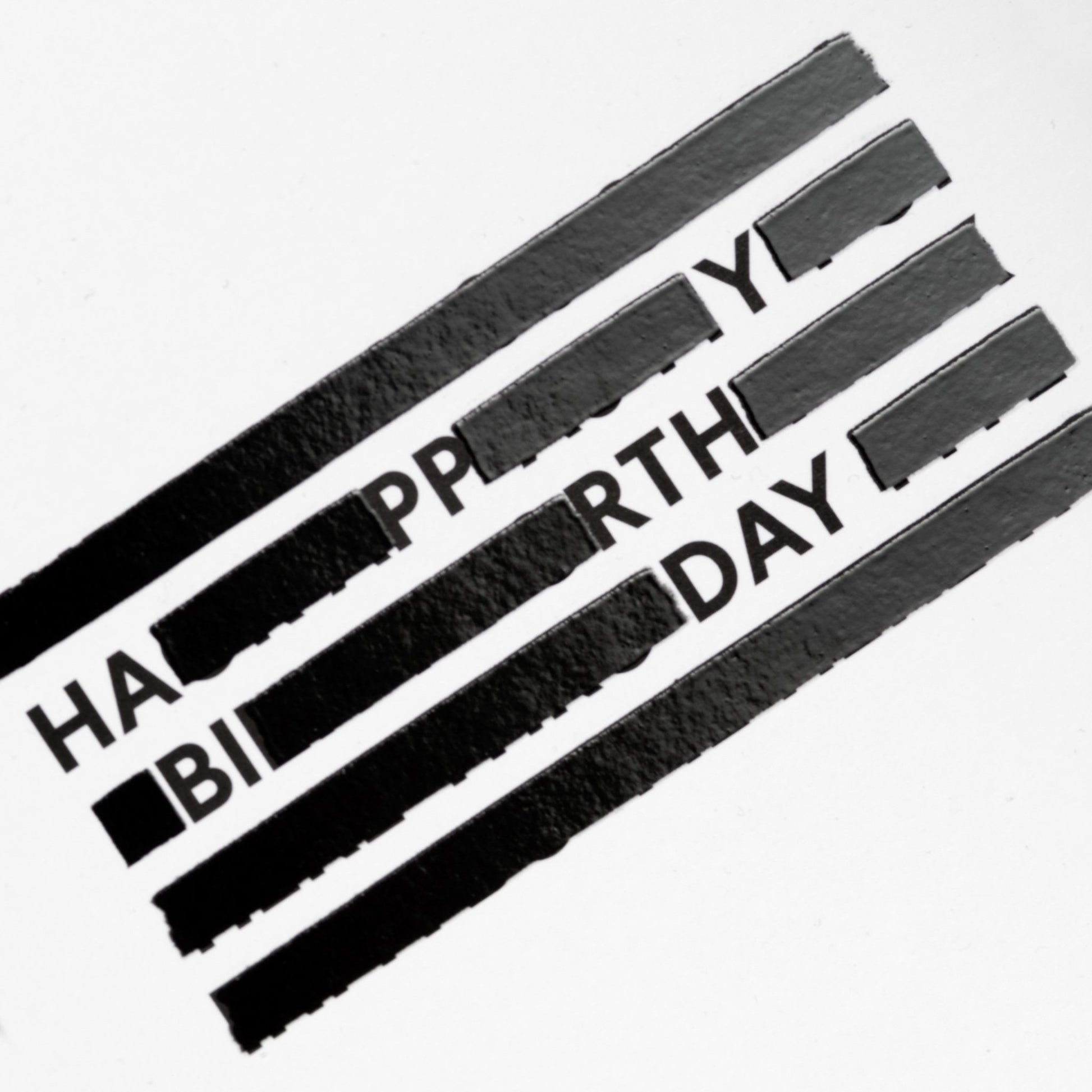SPYSCAPE Happy Birthday Redacted Greeting Card -