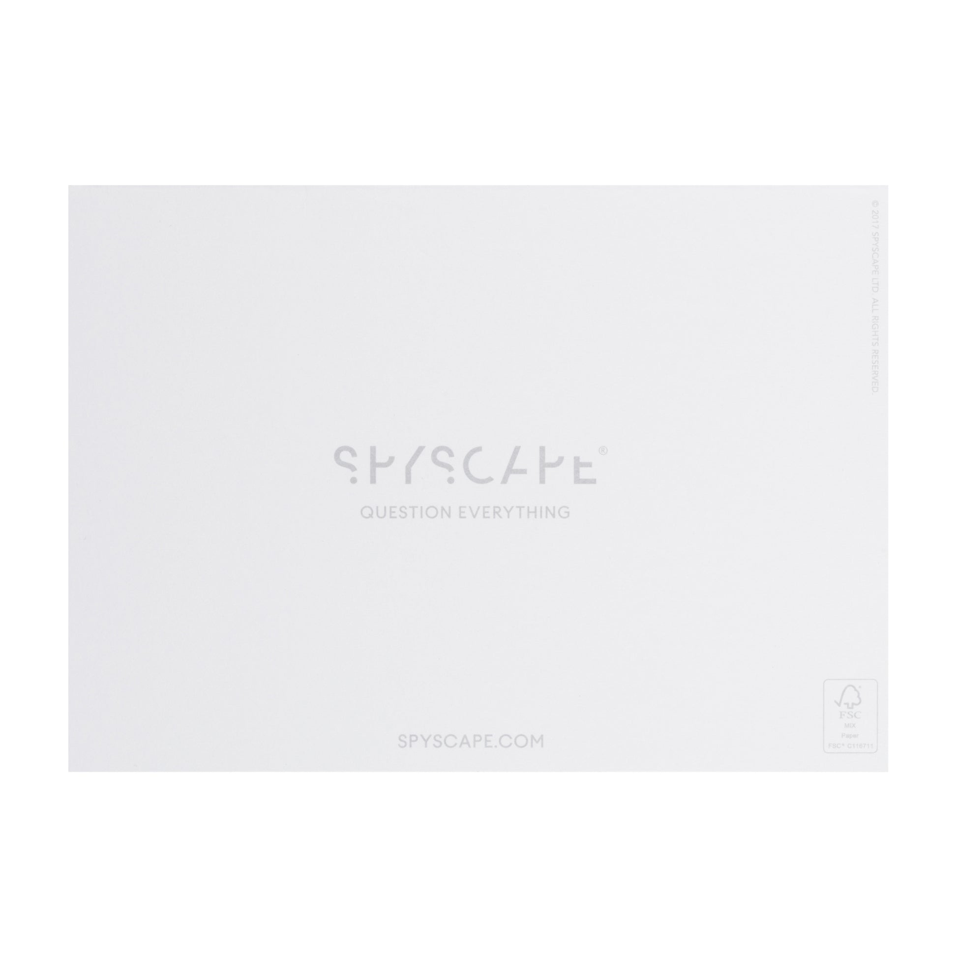SPYSCAPE Santa Secrets Greeting card -