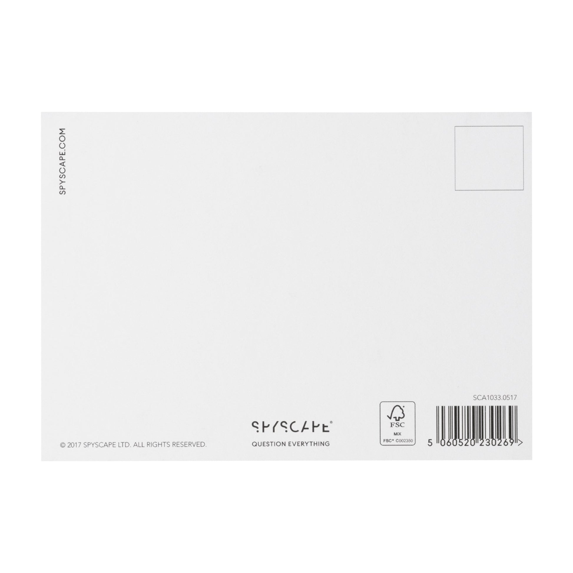 SPYSCAPE Dazzle Postcard -