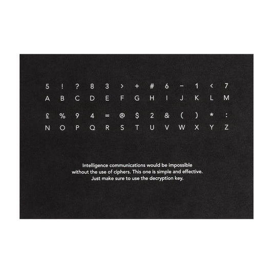 SPYSCAPE Cipher Postcard -