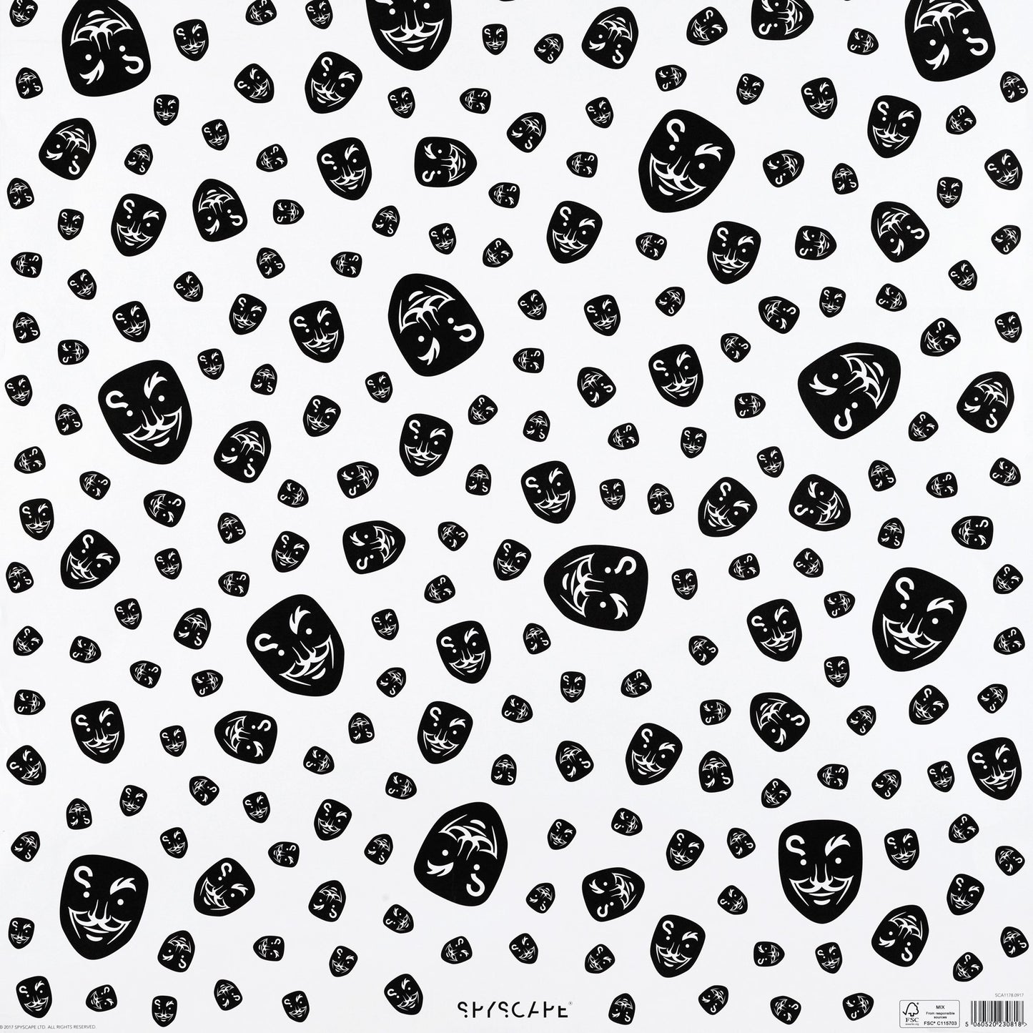 SPYSCAPE Double sided Hacker Gift Wrap -