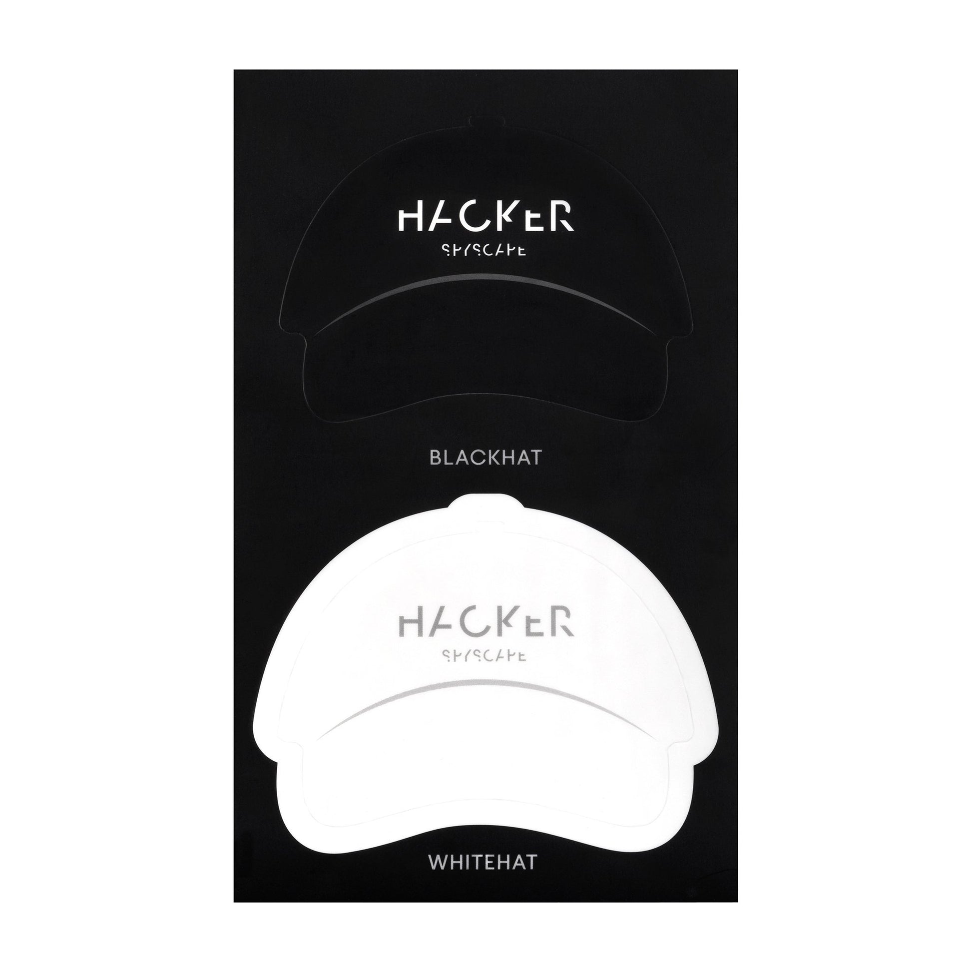 SPYSCAPE Hacker Whitehat & Blackhat Laptop Decal -