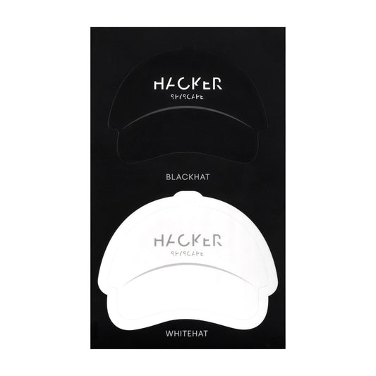 SPYSCAPE Hacker Whitehat & Blackhat Laptop Decal -