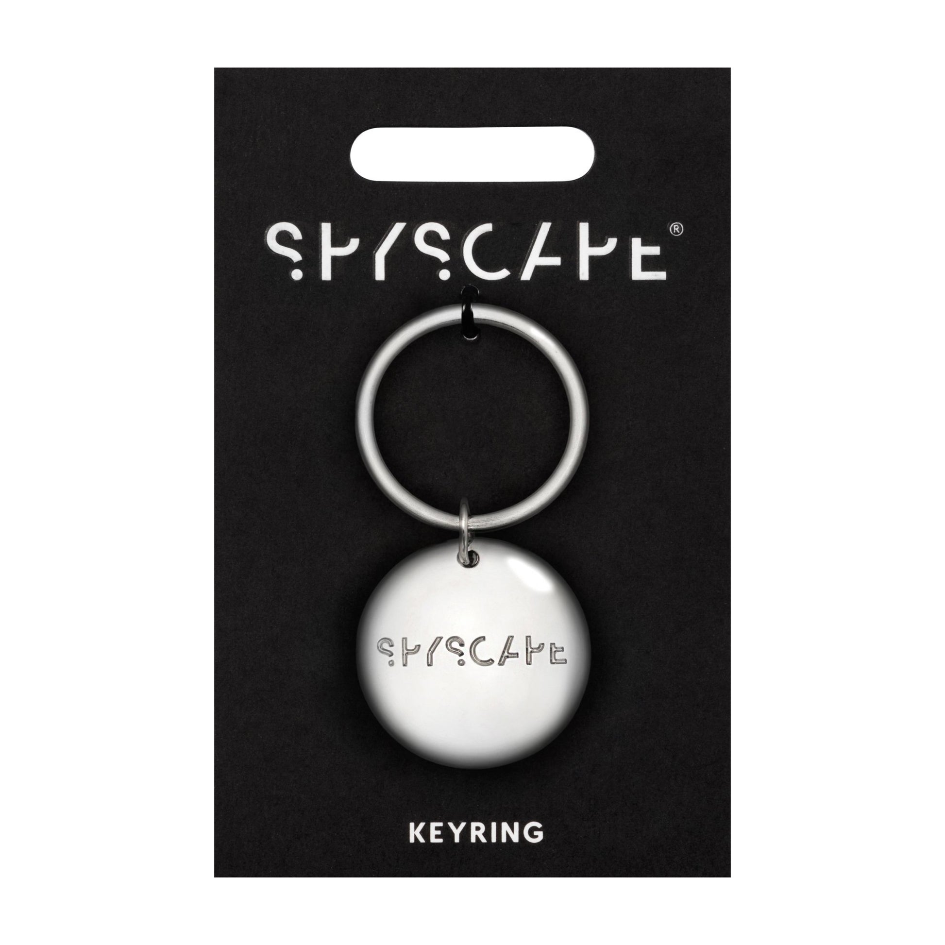 SPYSCAPE Silver Keyring -