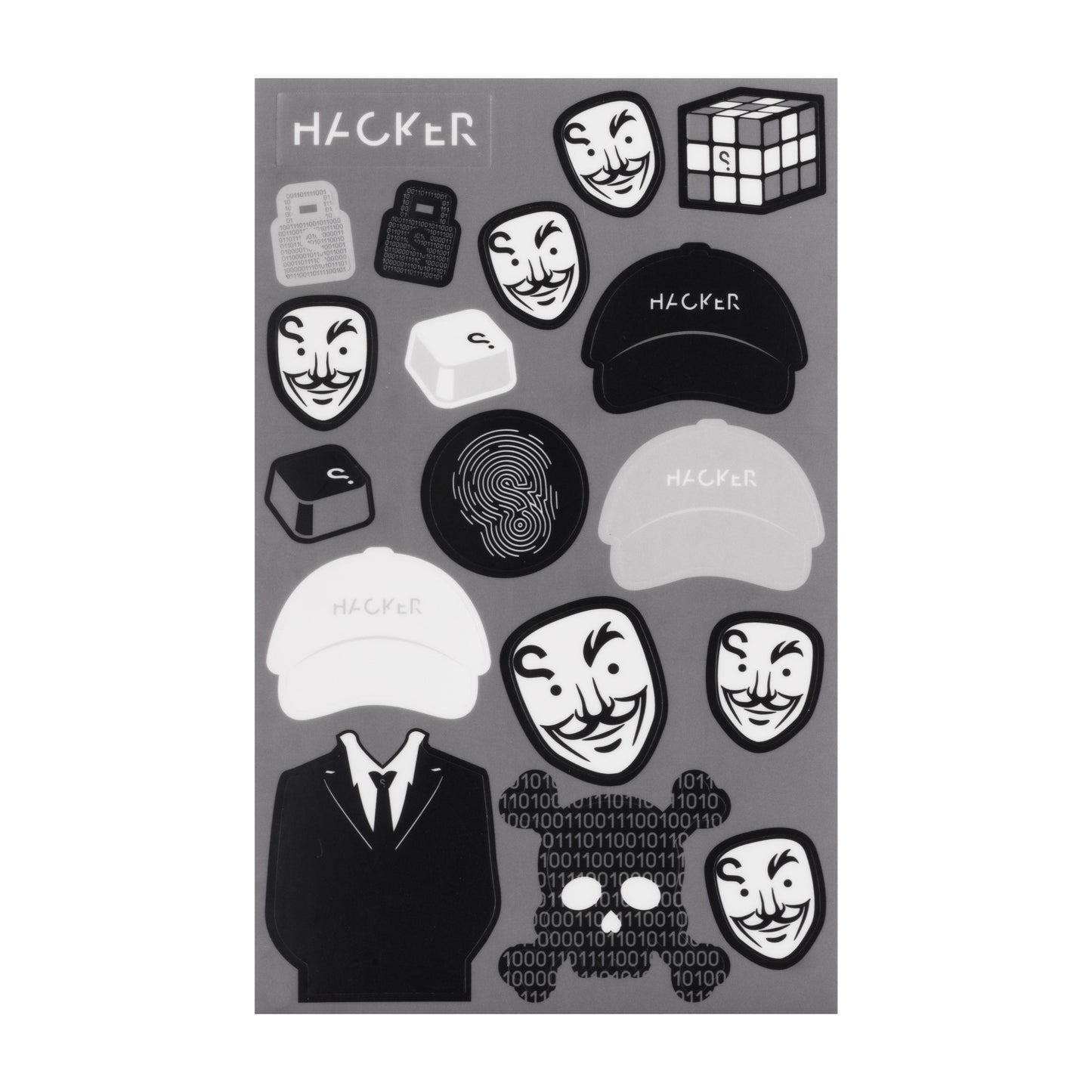 SPYSCAPE Hacker and Agent Decal Book -