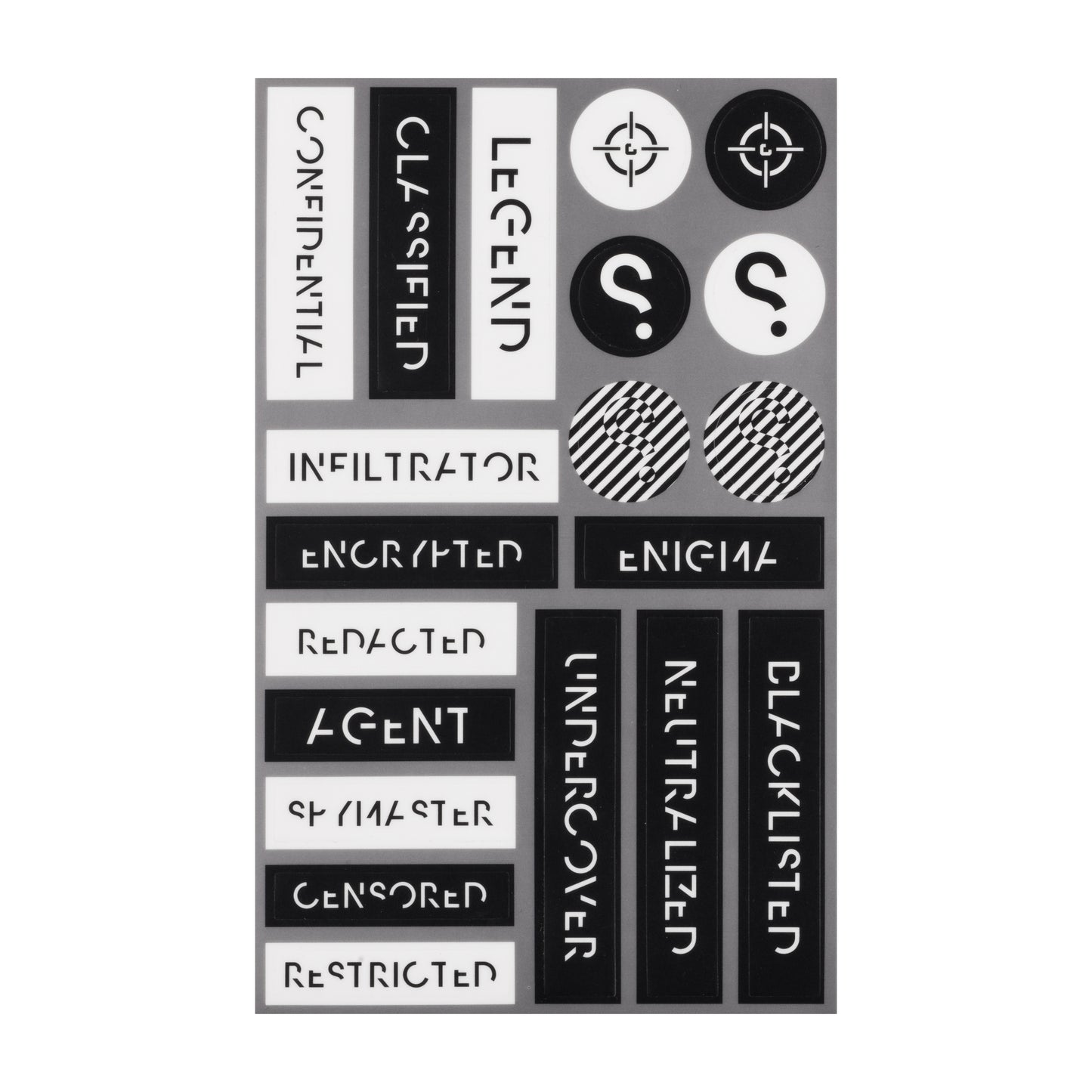 SPYSCAPE Hacker and Agent Decal Book -