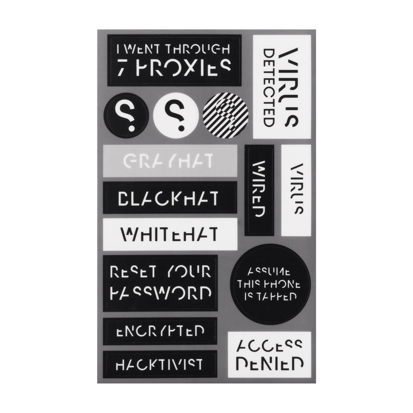 SPYSCAPE Hacker and Agent Decal Book -