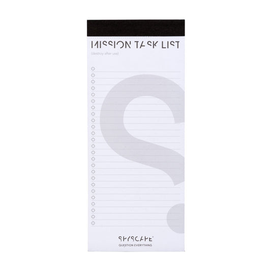 SPYSCAPE Mission Task Notepad -