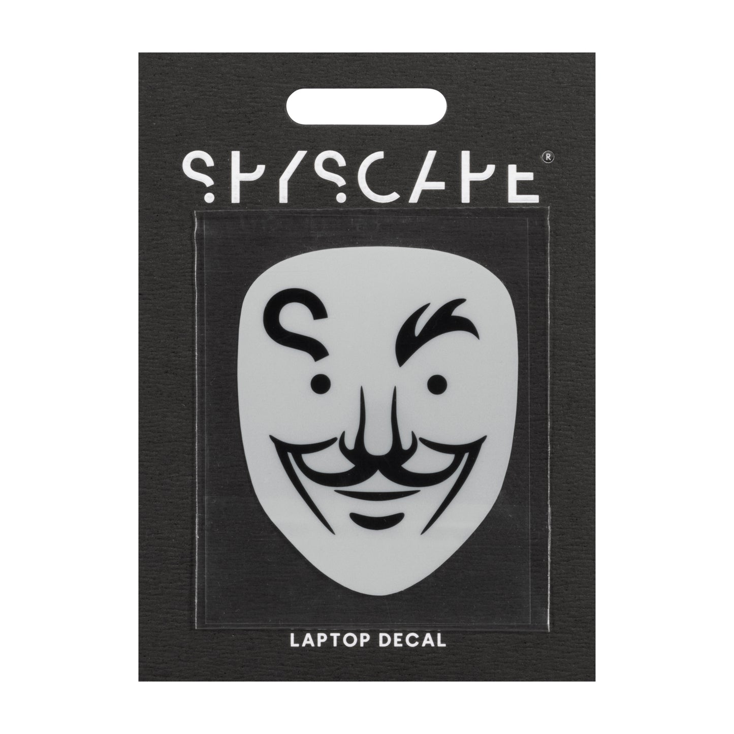 SPYSCAPE Hacker Face Large Laptop Decal -
