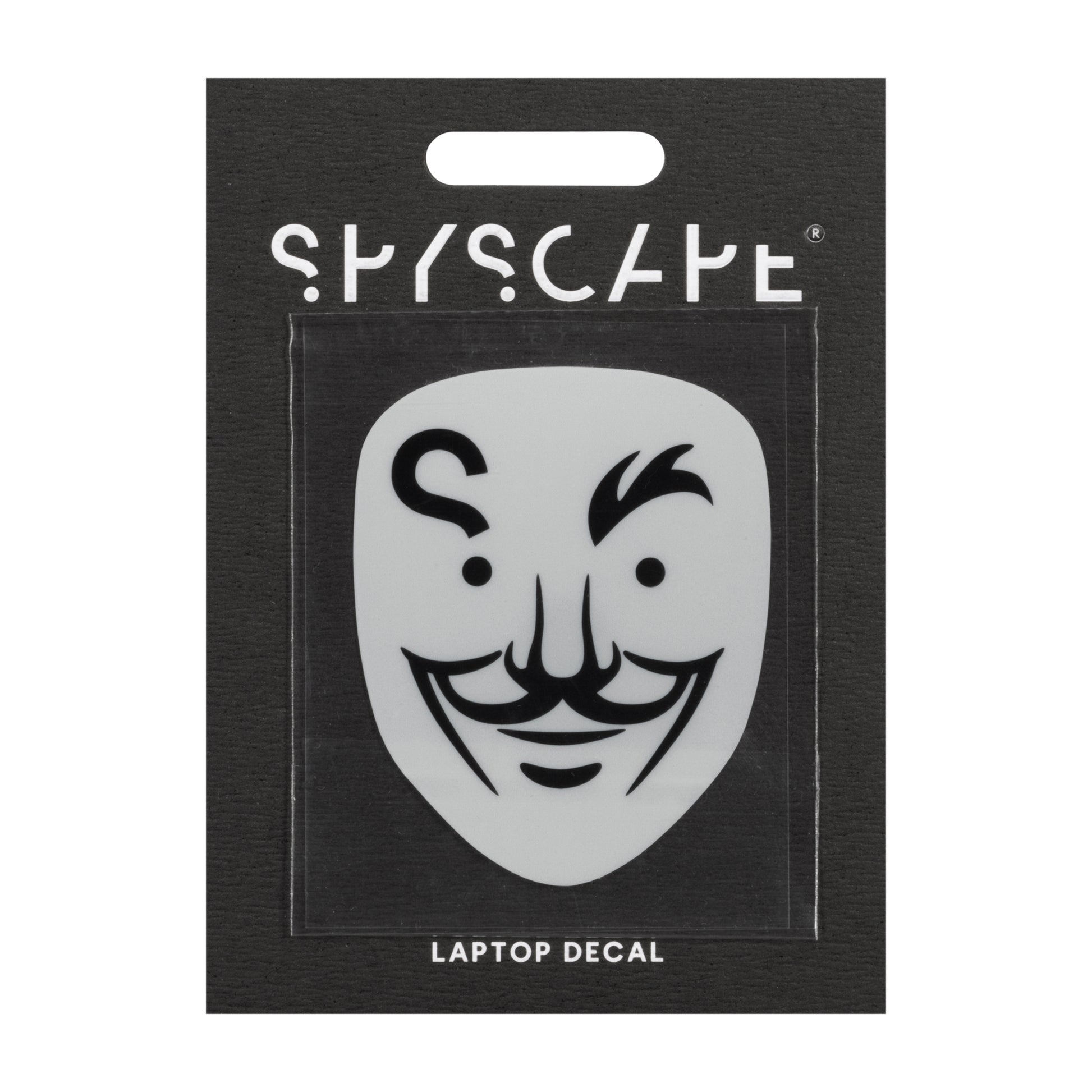 SPYSCAPE Hacker Face Large Laptop Decal -