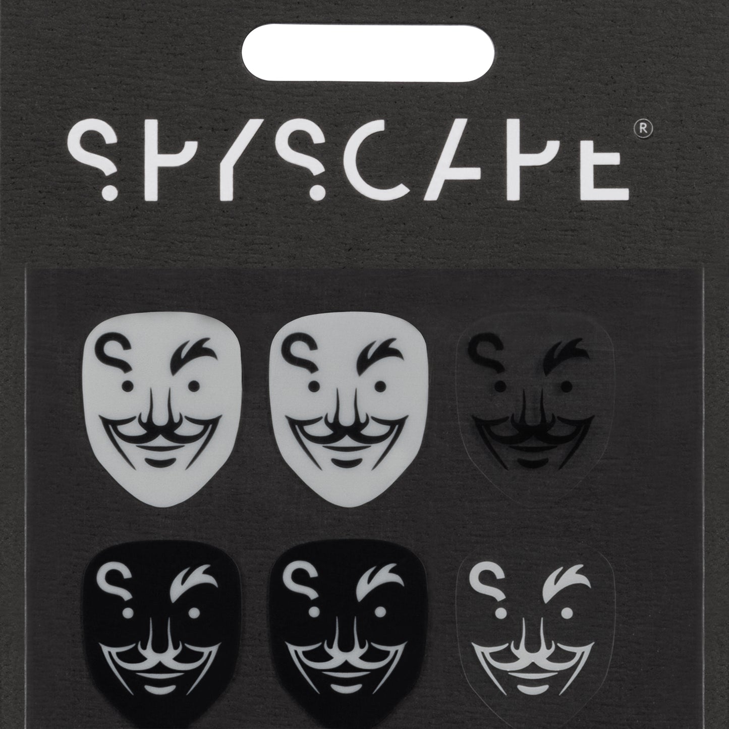 SPYSCAPE Hacker Face Phone Decal Set -