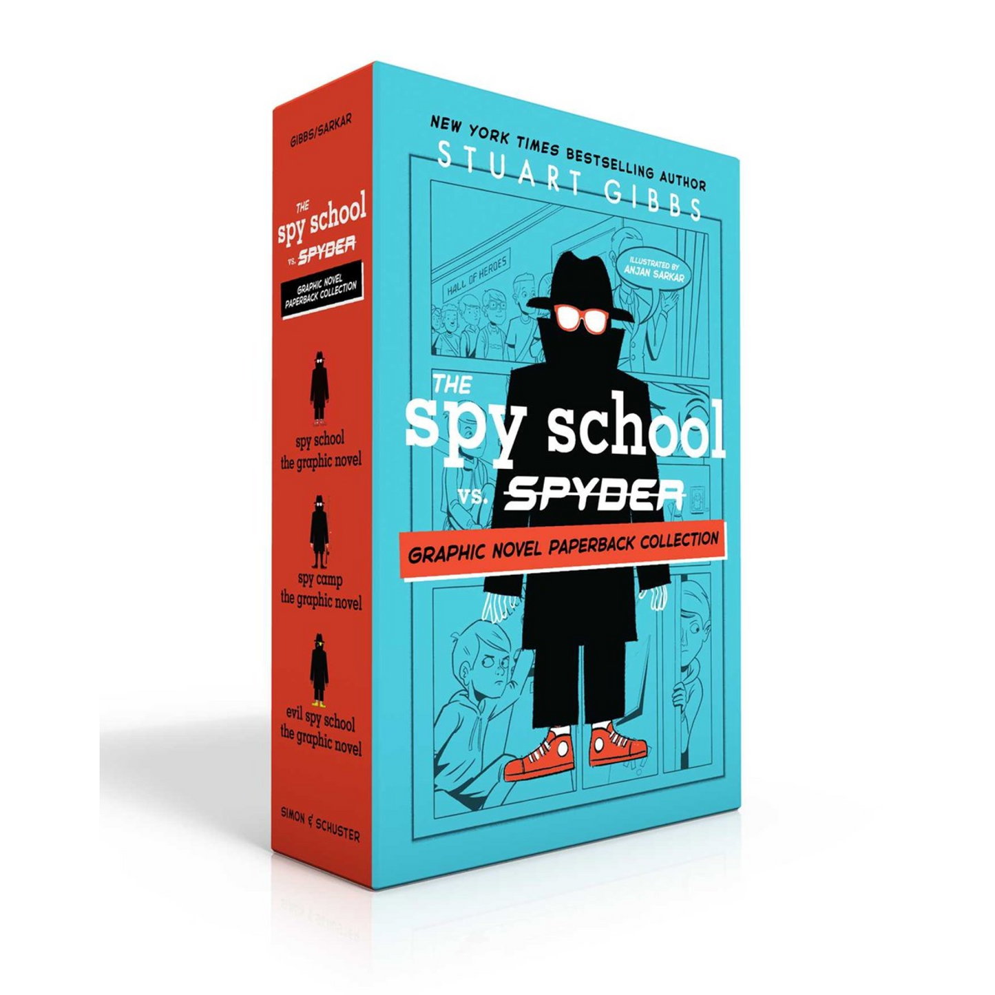 The Spy School vs. SPYDER Graphic Novel Paperback Collection (Boxed Set)