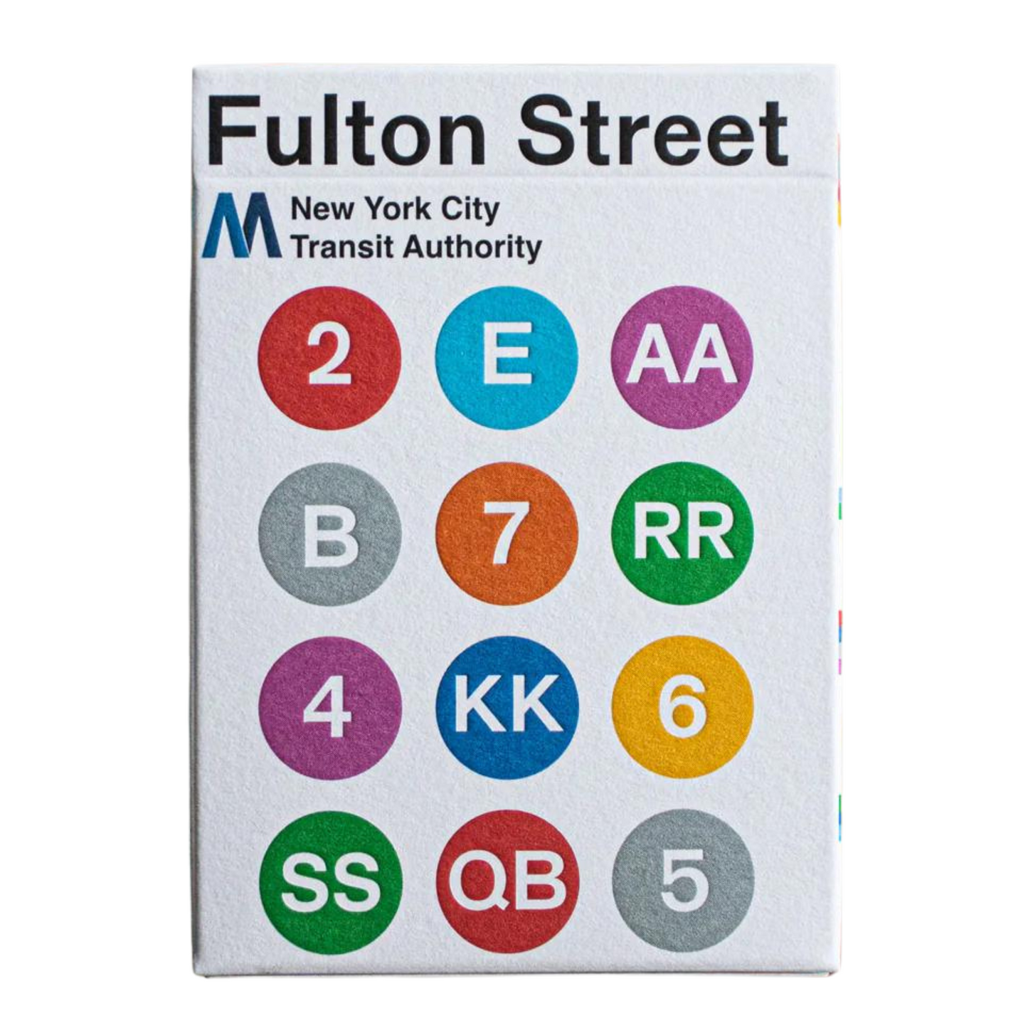 Fulton Street MTA Playing Cards (1972 Vignelli Map Edition)