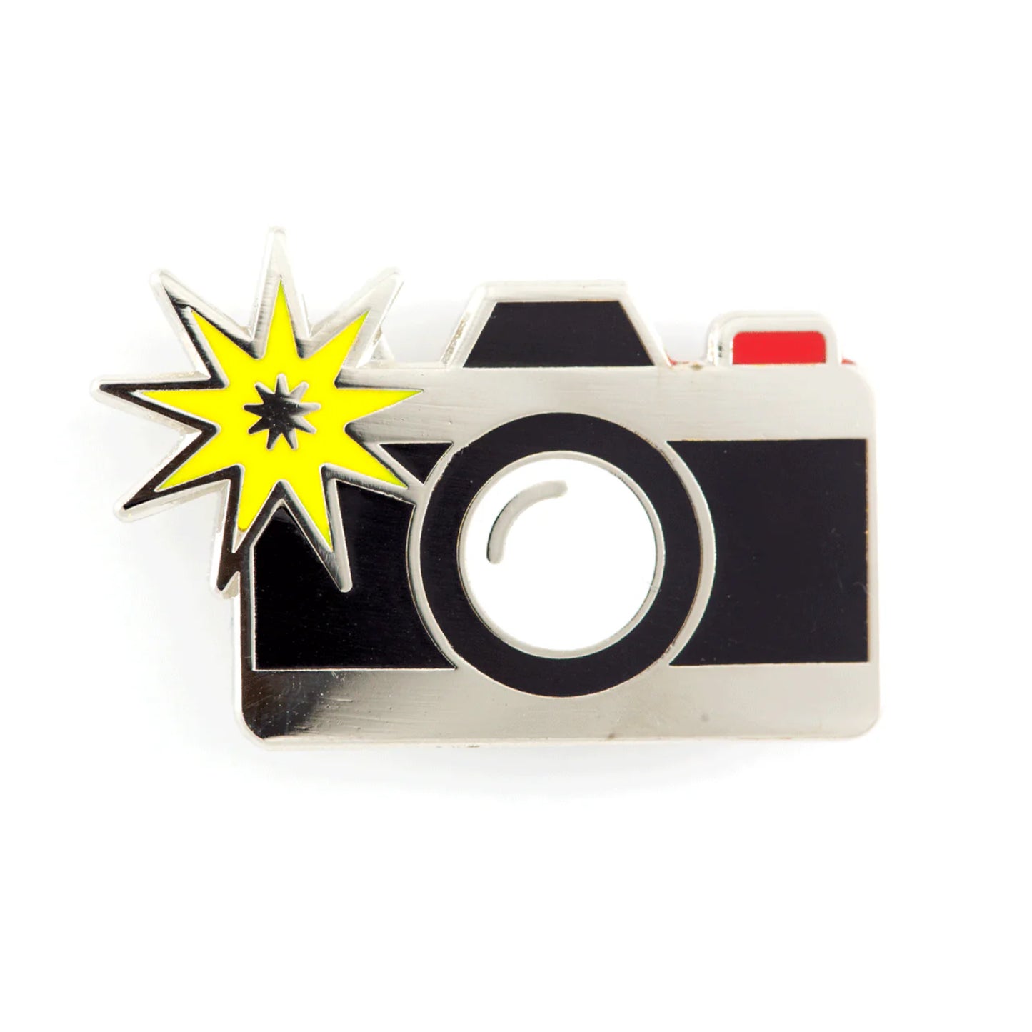 Camera Flash Enamel Pin