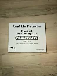 Real Lie Detector Clout-AI USB Polygraph Military Edition