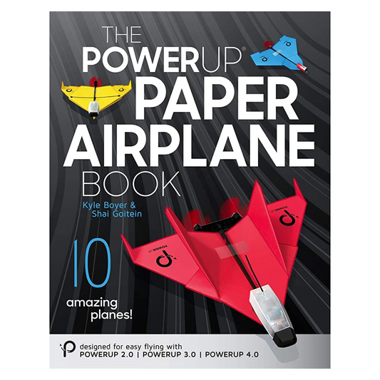 POWERUP Paper Airplane Book