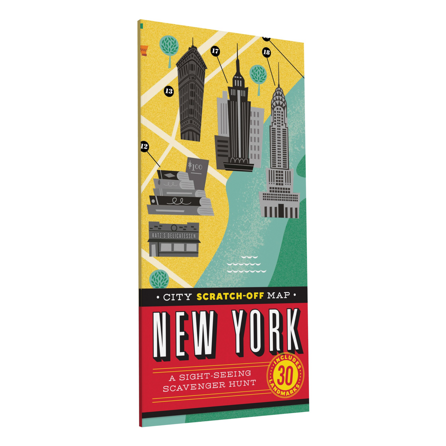 City Scratch-off Map: New York