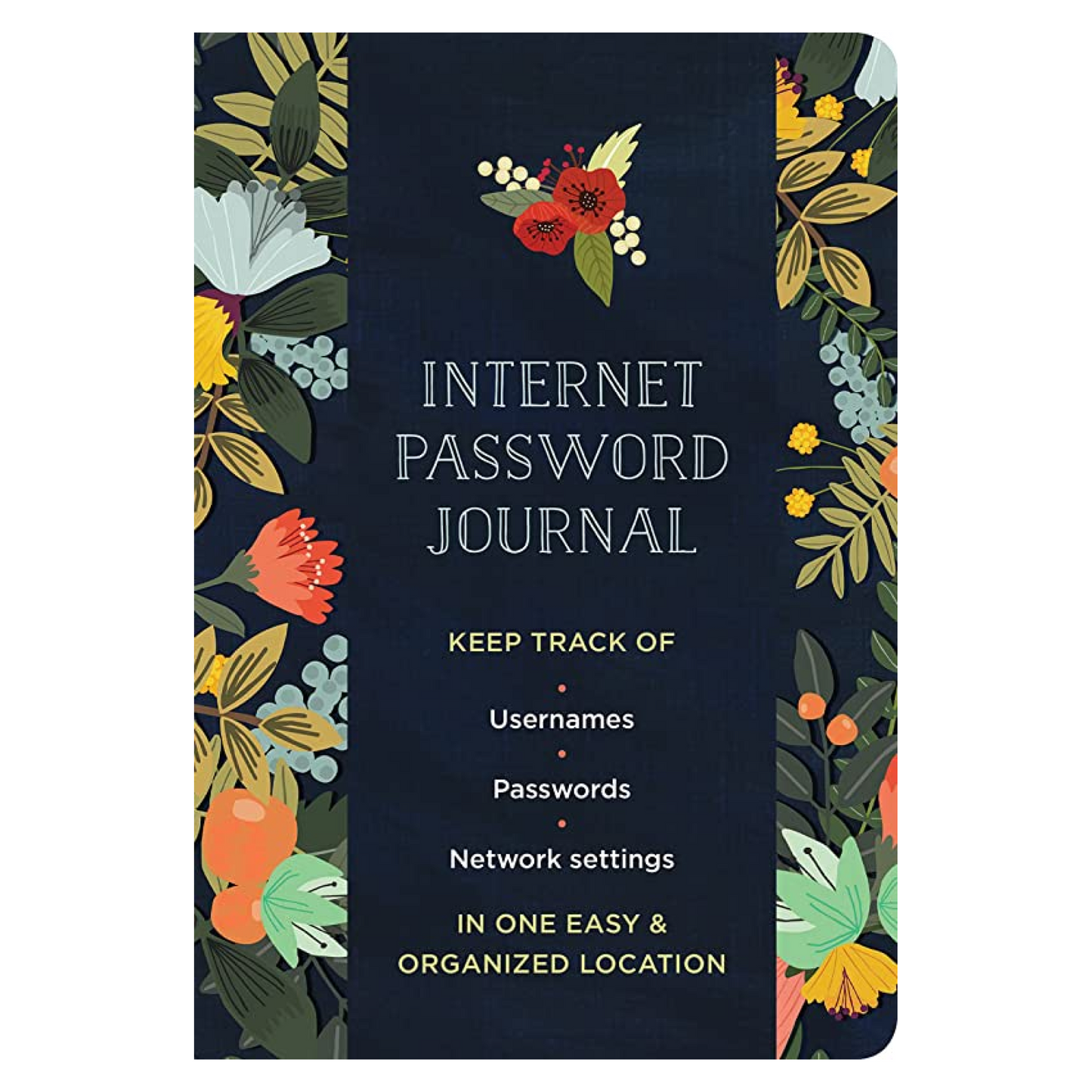 Internet Password Journal - Modern Floral