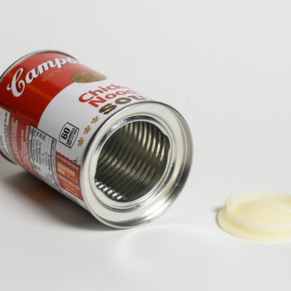 Campbell's Soup Can Safe - View of opened secret comparment 