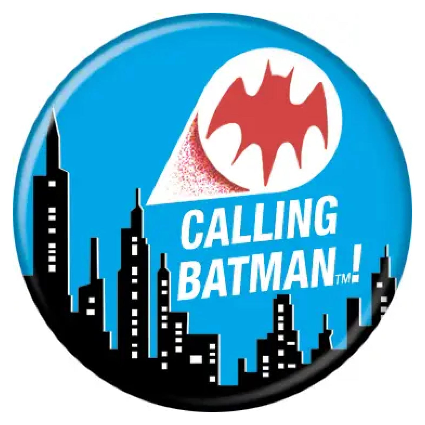 Calling Batman Button Badge