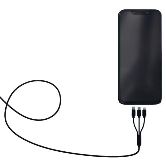 Juiceback 3-in-1 Data Blocking Cable