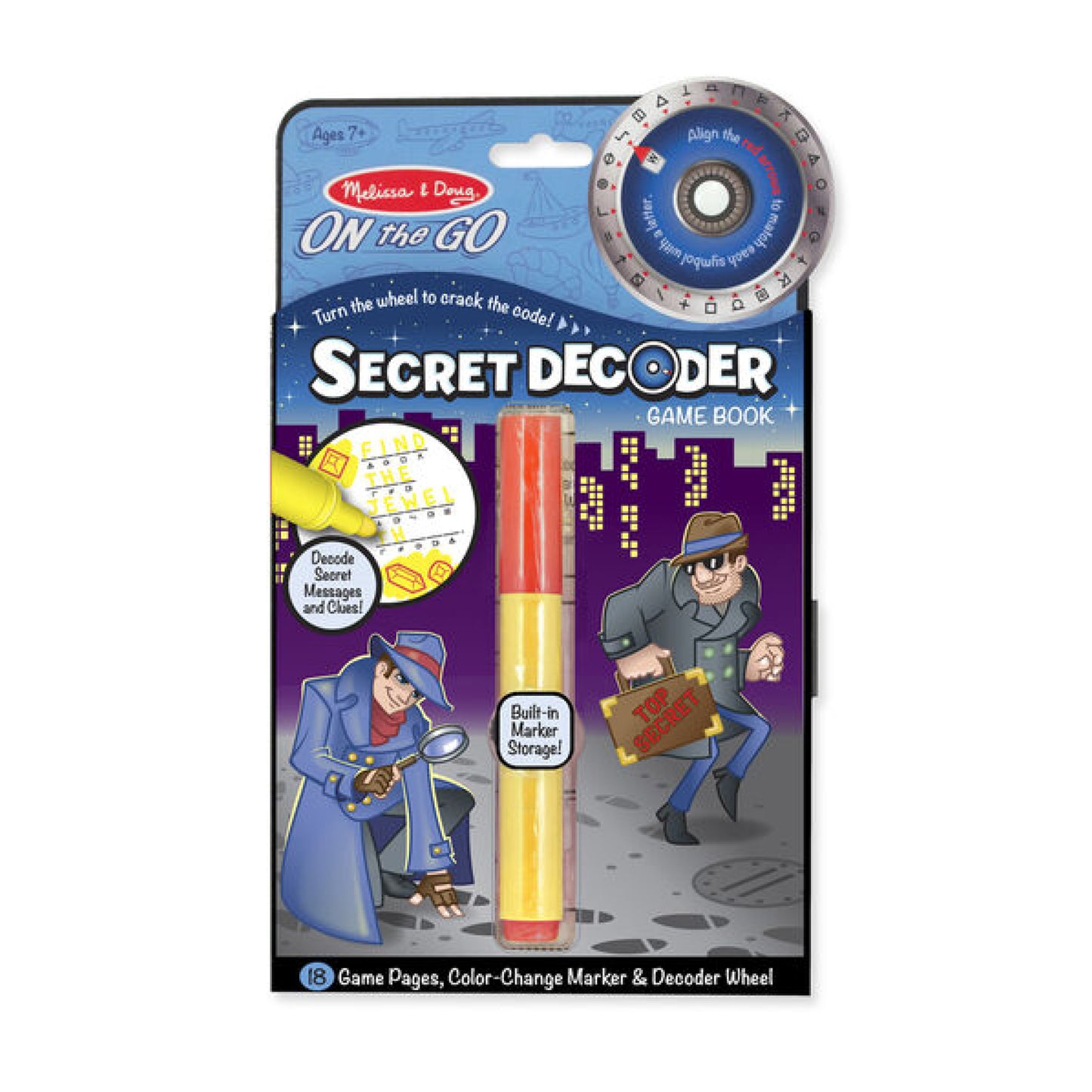 Secret Decoder Game Book - On the Go Travel Activity Book