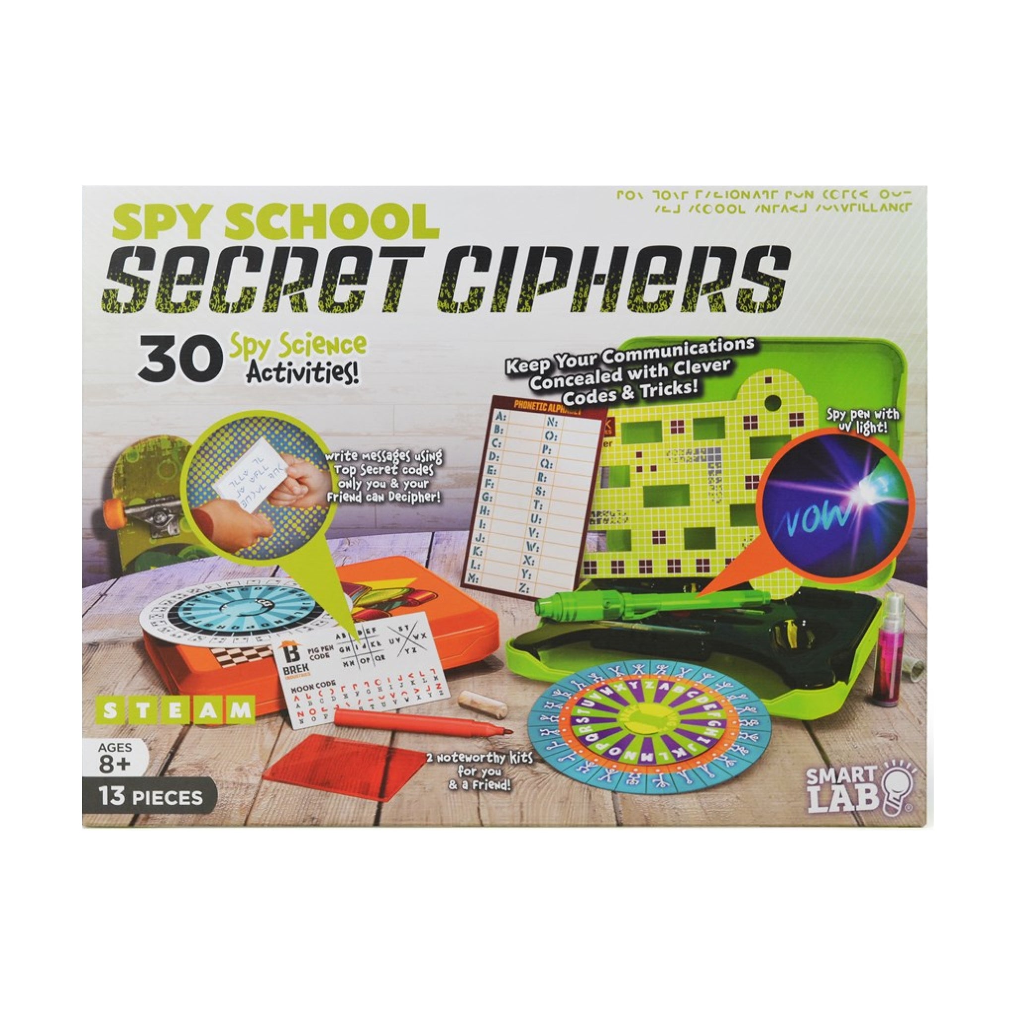 Spy School Secret Ciphers: 30 Spy Science Activities – SPYSCAPE