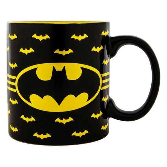 Batman Logo Wrap Around with Bats 14oz. Ceramic Mug