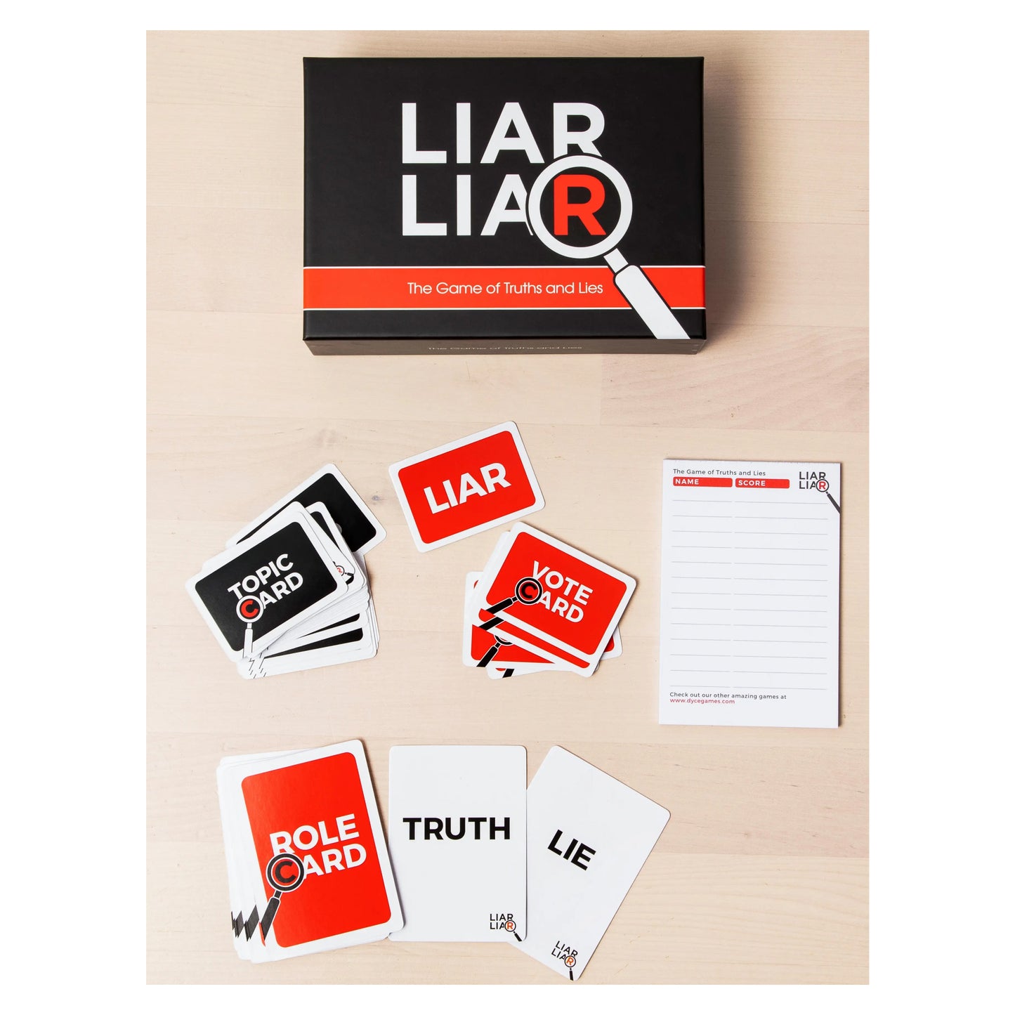 LIAR LIAR: The Family Friendly Game of Truths and Lies