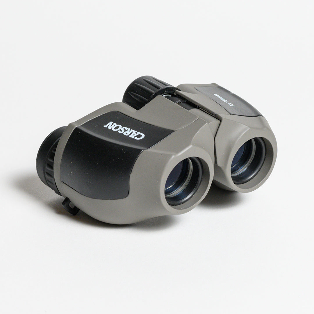 Mini Scout Binoculars - Front view of Mini Scout Binoculars out of the box