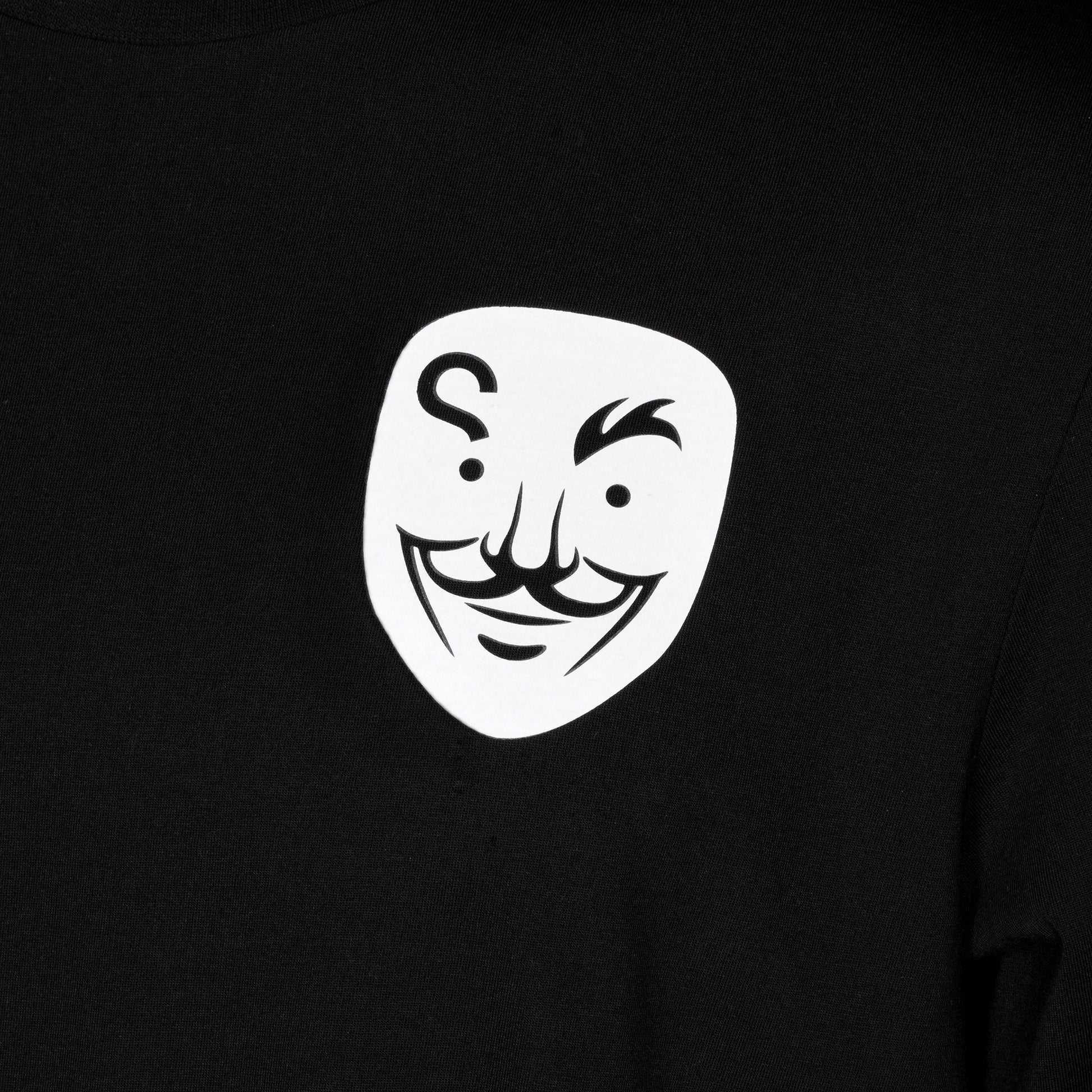 SPYSCAPE Hacker Face T- Shirt with Hidden Zip Pocket - 