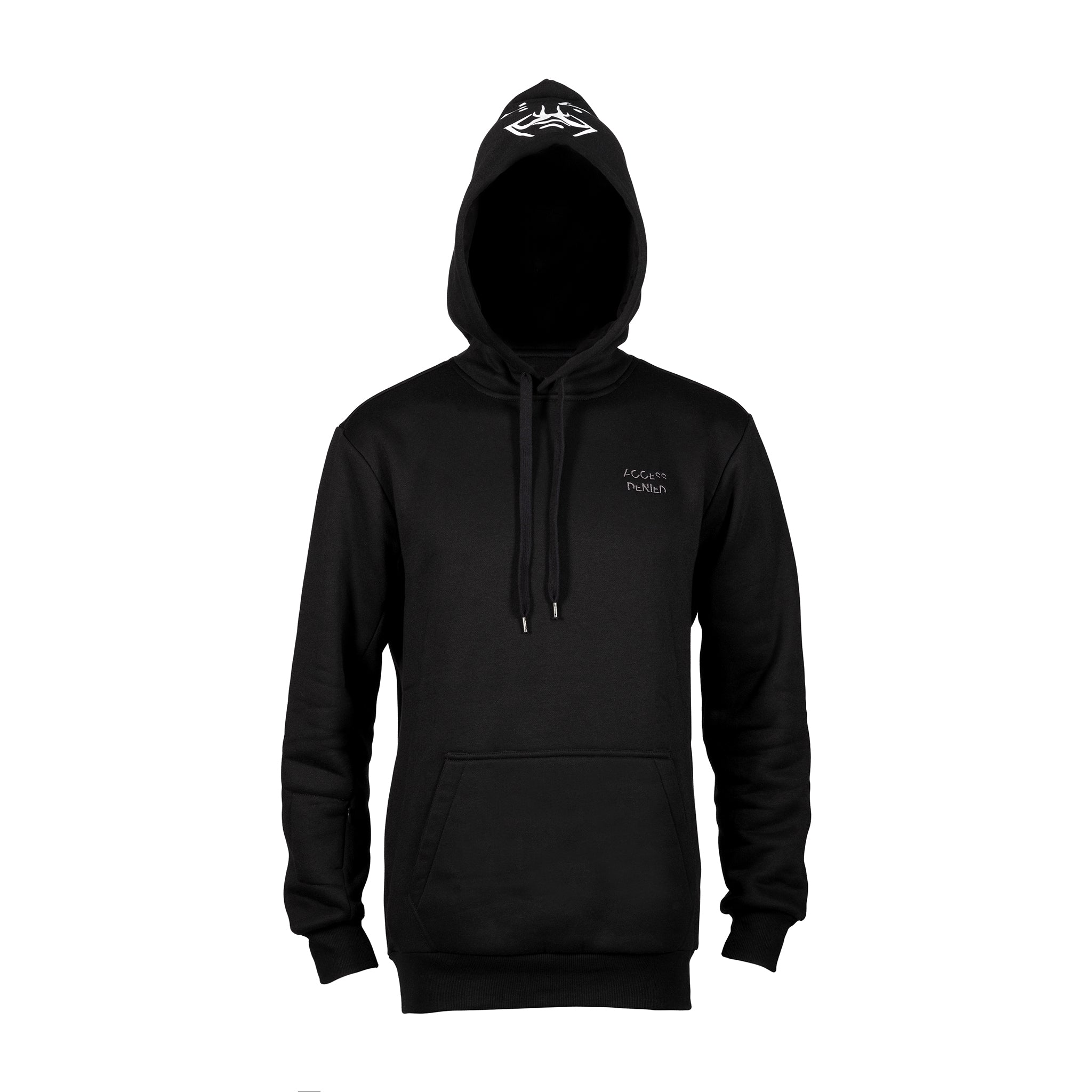 Mens hoodie with hidden on sale pockets