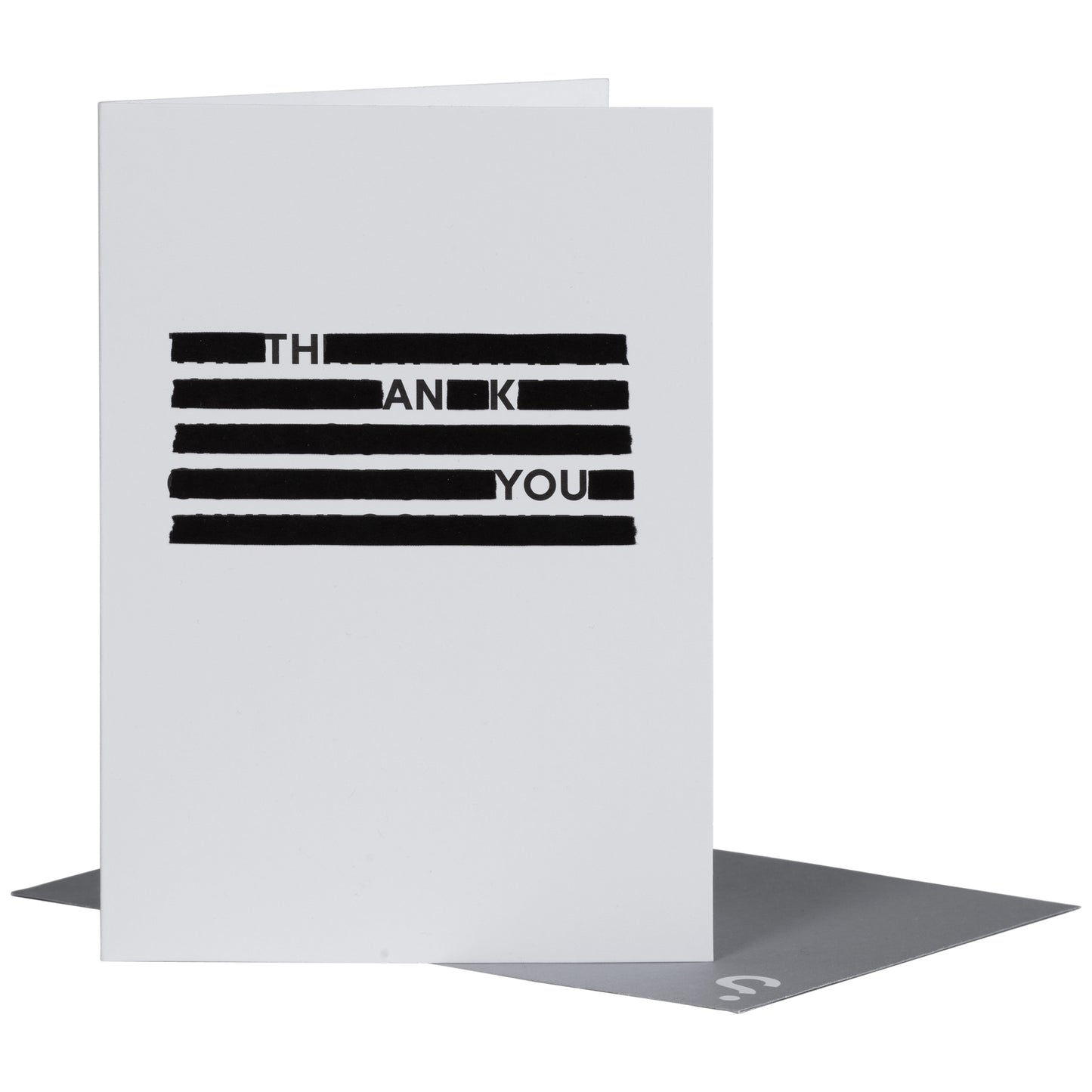 SPYSCAPE Thank You Redacted Greeting Card - 