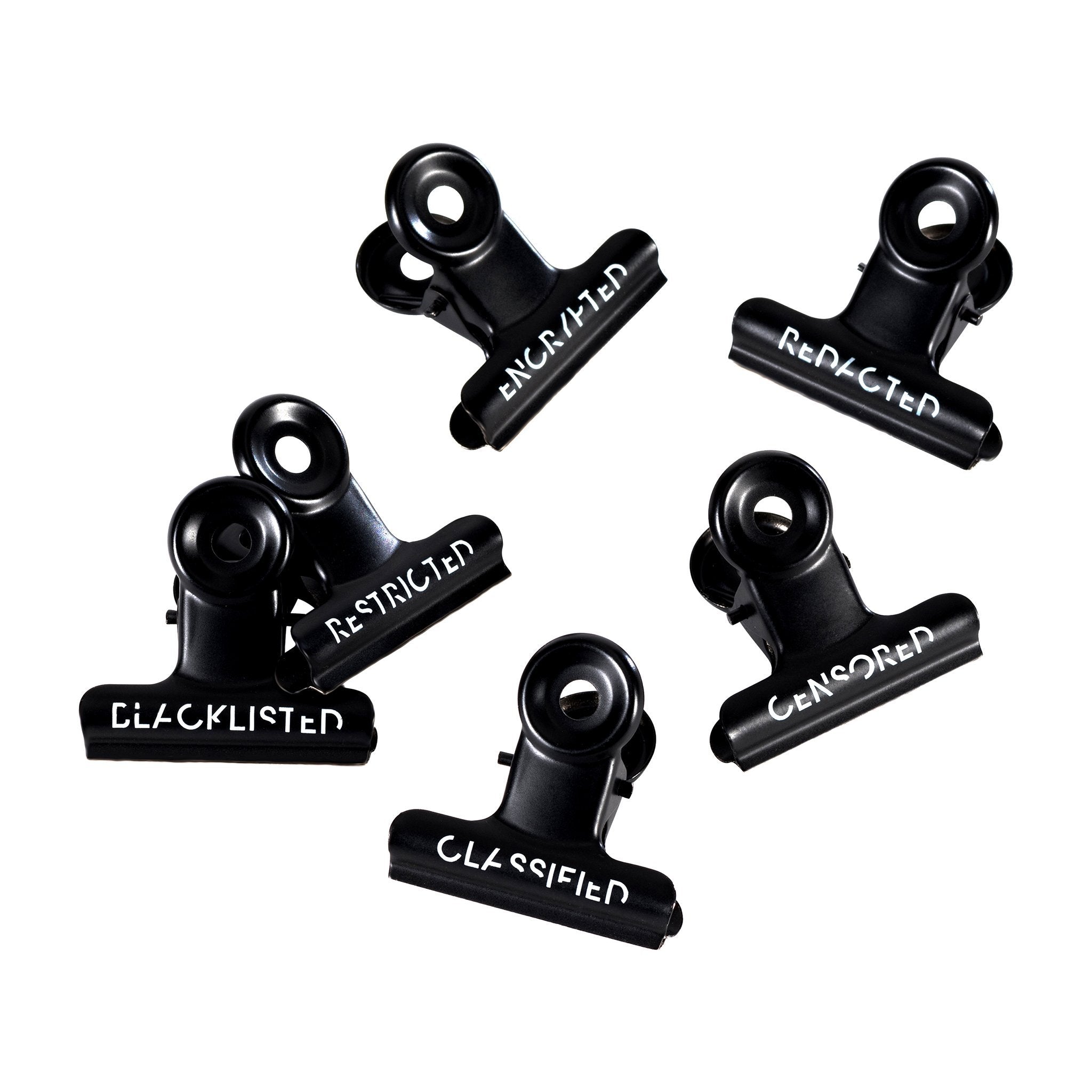 Black Document Clips SPYSCAPE