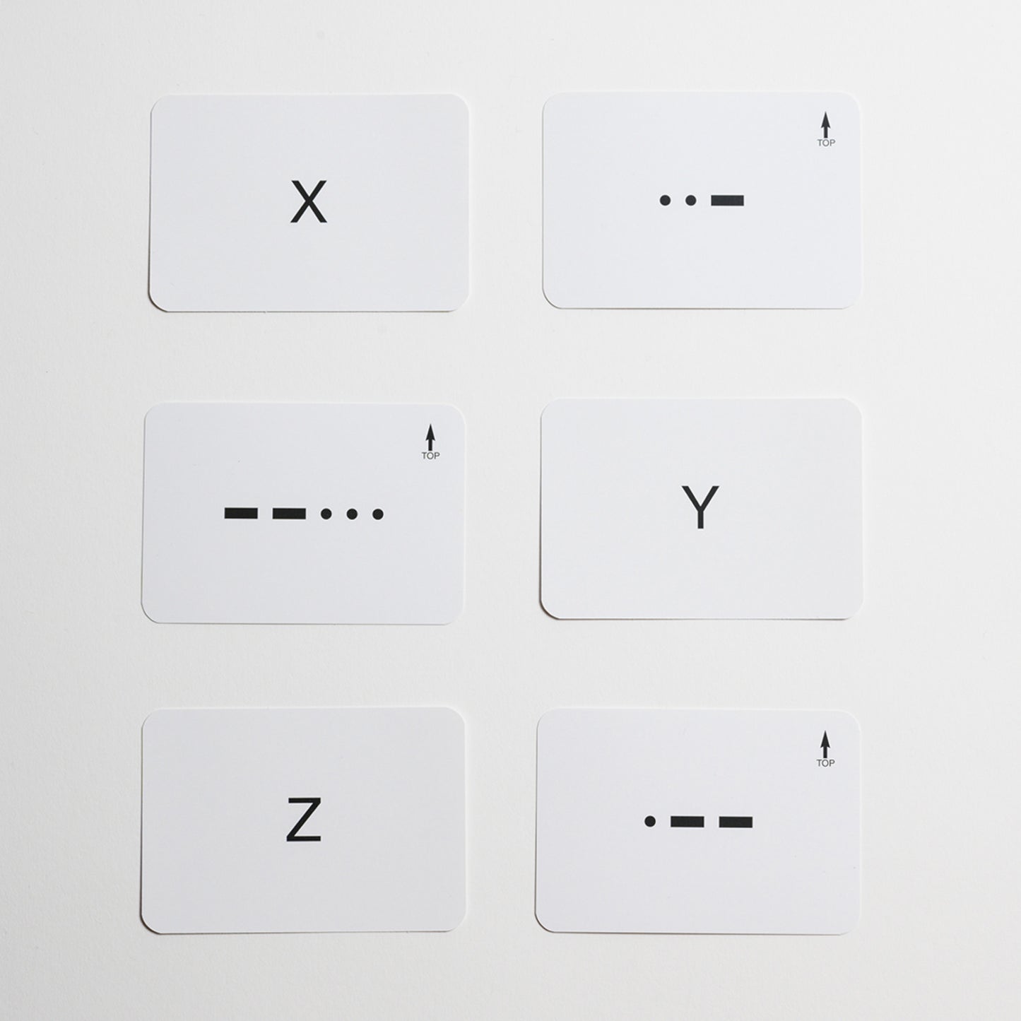 Morse Code Cards